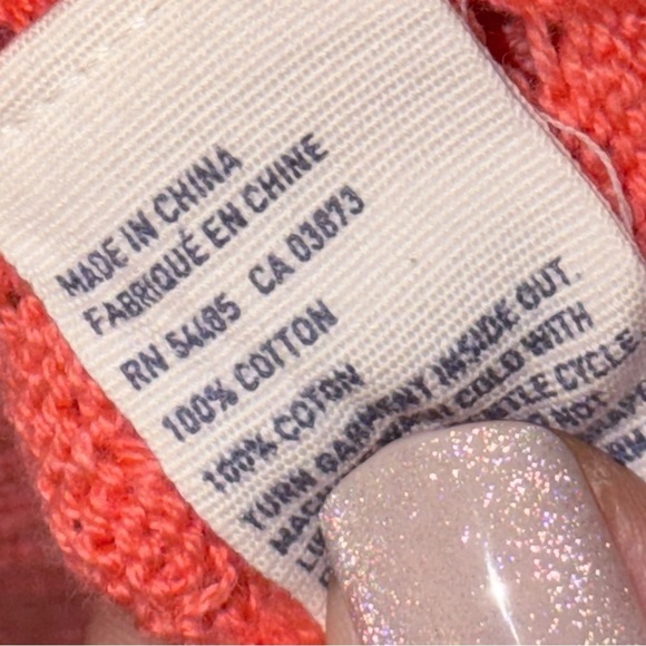 100% cotton coral sweater- American Eagle Outfitters - Picture 4 of 10